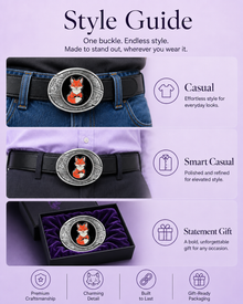 Cute Fox Knife Belt Buckle